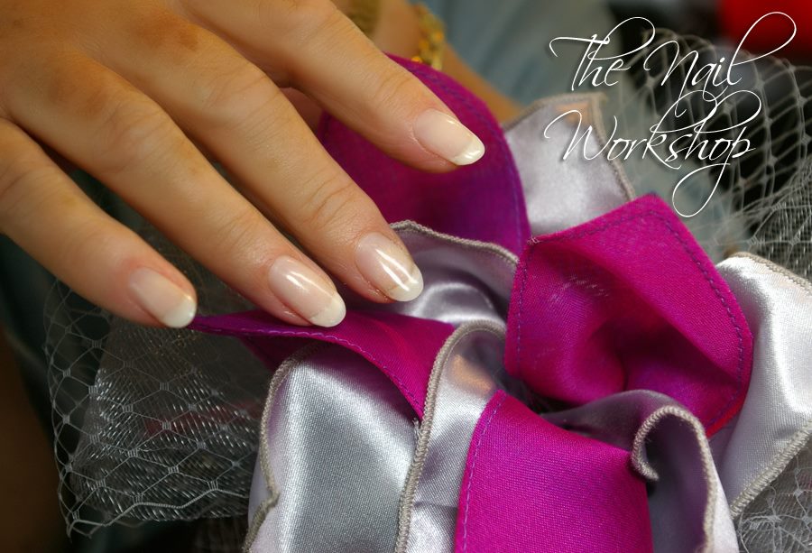 Silk Wrap Wedding nails
